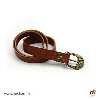 کمربند چرم زنانه دست دوز mrc2714-13