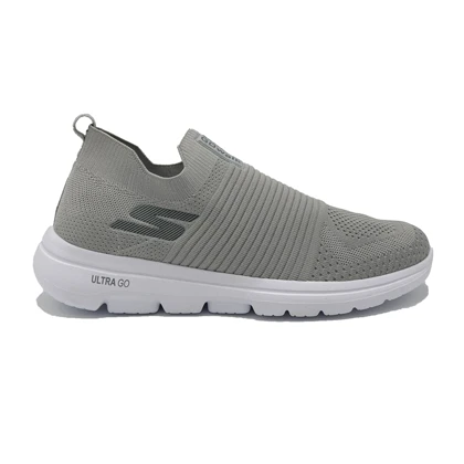 کتانی مردانه بافت مدل اسکیچرز Skechers رنگ طوسی