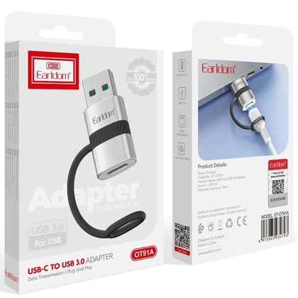 تبدیل او تی جی USB 3.0 به USB-C ارلدام Earldom مدل ET-OT91A