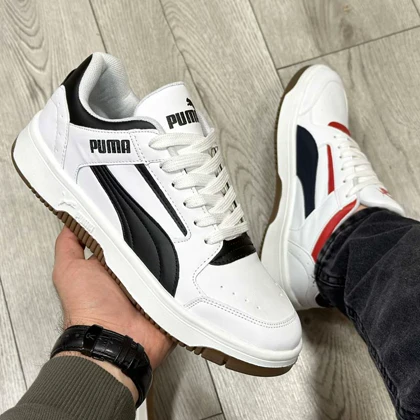 کفش و کتانی مردانه مدل پوما PUMA رنگ سفید مشکی
