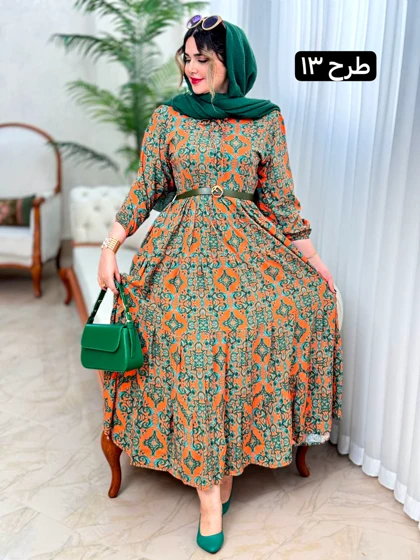 پیراهن فلور آذین کد 1501