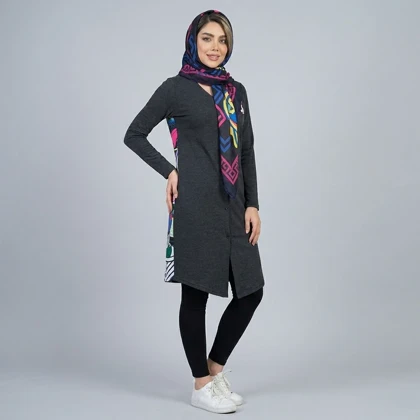 مانتو زنانه پاییزه طرح میکی موس وارداتی کد 176