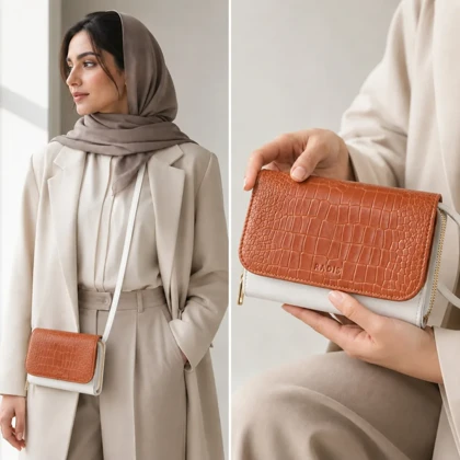 کیف دوشی زنانه مدل RONAK کد 210-M.PRM