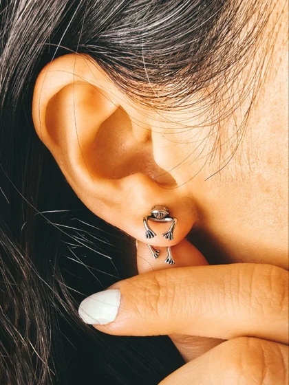 پیرسینگ قورباغه 2تیکه