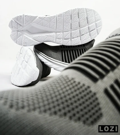 کفش کتانی طبی ورزشی خاکستری SKECHERS GHOST
