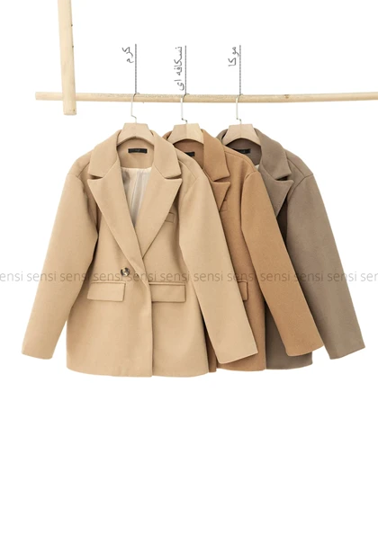 کت فوتر باکسی تک دکمه کد1004777