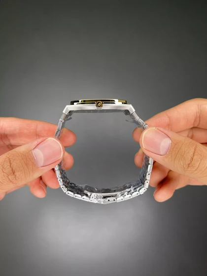 ساعت مچی گوچی سیلورطلایی صفحه تیفانی Gucci