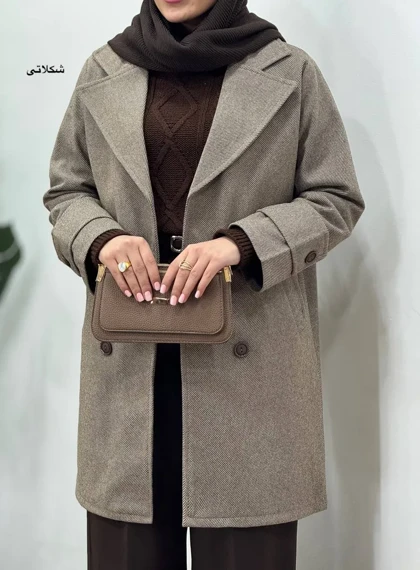 پالتو کتی فوتر آستردار آیسو مهرسا