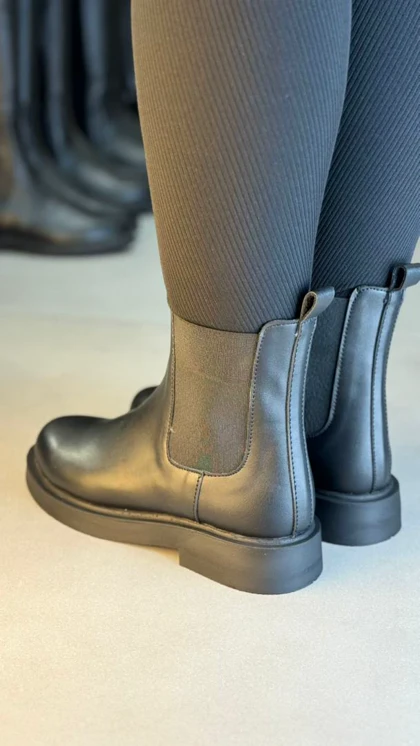 6374 - نیم بوت دوکش ساده 6374