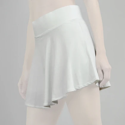 دامن کشاله دار تنیسی اویشو مدل PB-4H0258 سفید