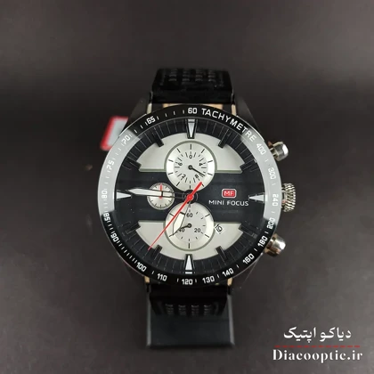 ساعت مچی مردانه اورجینال موتور ژاپن برند مینی فوکوس سه موتور مدل Mf0002G.03 بند چرم