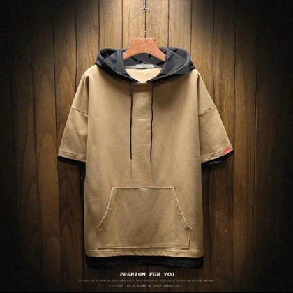 تیشرت کلاهدار لش