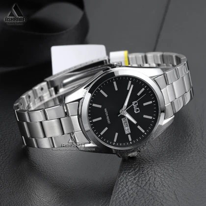 ساعت کیو اند کیو صفحه مشکی Q&Q A05A-005PY