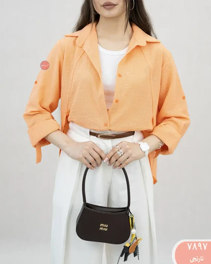 شومیز لینن ترنم 7897