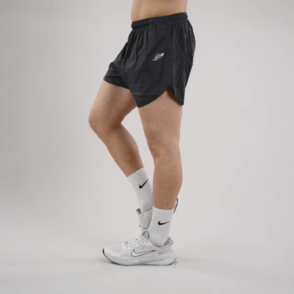 شلوارک ورزشی مردانه پولانو مدل CN-PY-21016 طوسی تیره