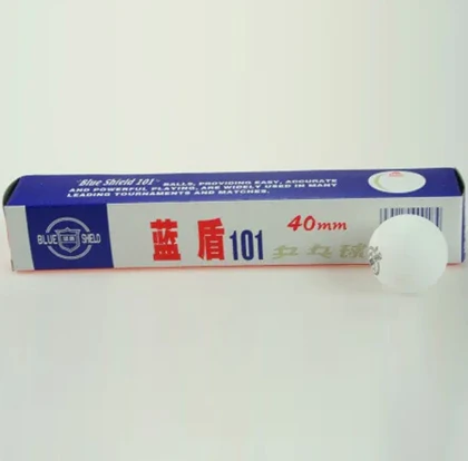توپ پینگ پنگ بلو شیلد Blue Shield مدل 101 بسته 6 عددی