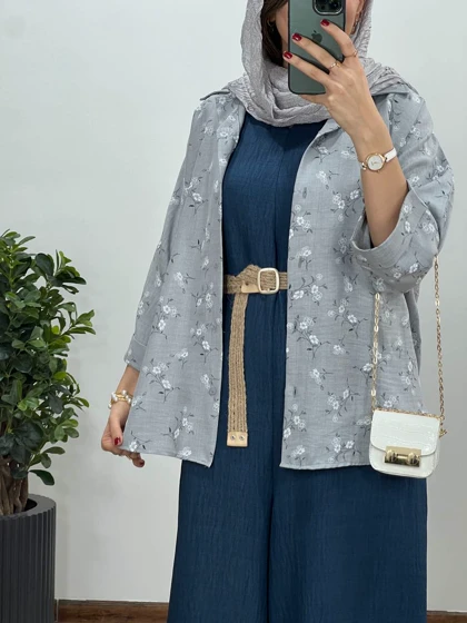 تونیک مانتویی لینن گلسا 2