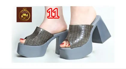 صندل مجلسی پاشنه‌بلند زنانه طبی 619-1