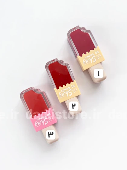 رژ لب مایع طرح بستنی