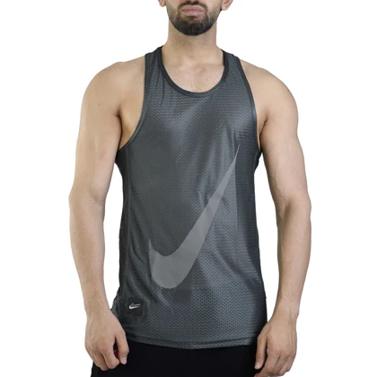 رکابی ورزشی مردانه نایک مدل HS-4A0048 طوسی تیره