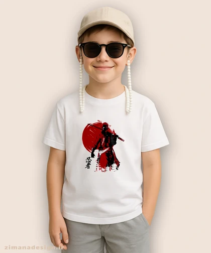 تیشرت بچگانه طرح وان پیس شخصیت زورو کد 986