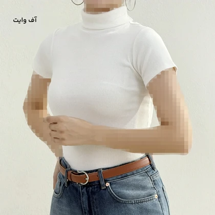 بادی یقه اسکی زنانه کبریتی | آی بولک