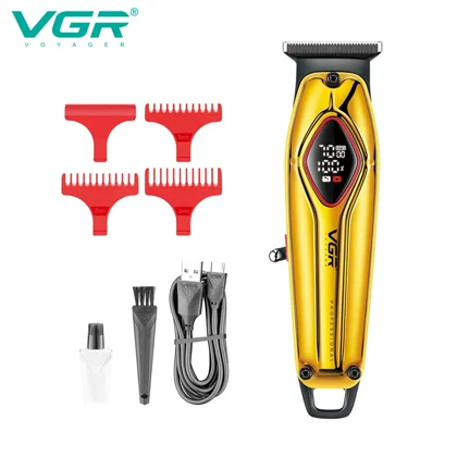 ماشین اصلاح موی صورت و بدن مردانه حرفه ای وی جی آر مدل V-945