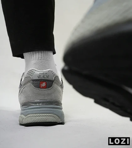کفش کتانی سبز طوسی NEW BALANCE 990