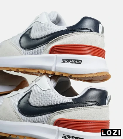کفش کتانی سفید سرمه ای قرمز NIKE AirMax DN