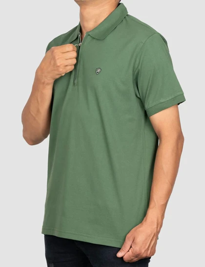 تیشرت مردانه جلو زیپ سپند 1