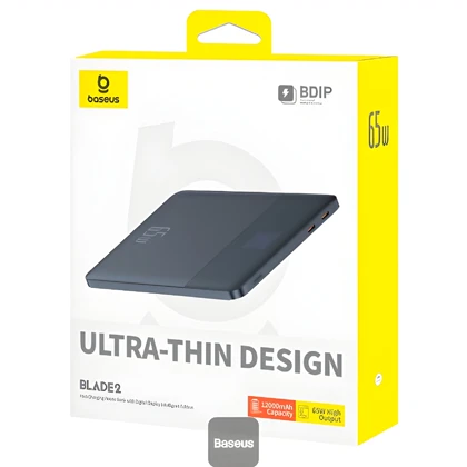 پاوربانک تایپ‌سی 65 وات 12000 بیسوس PPBLD2-65