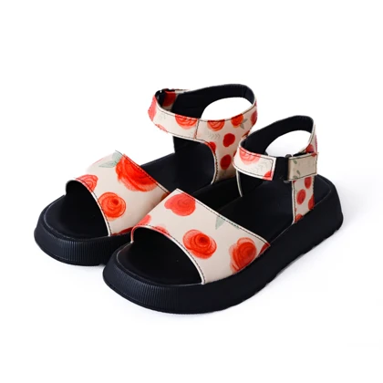 صندل راحتی دندی طرح رز Red