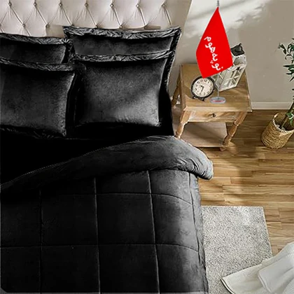 روتختی مینیمال مخمل طرح مربعی