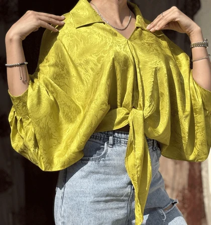 شومیز جلو گره