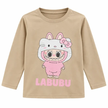 ست بلوز و شلوار دخترانه طرح LABUBU