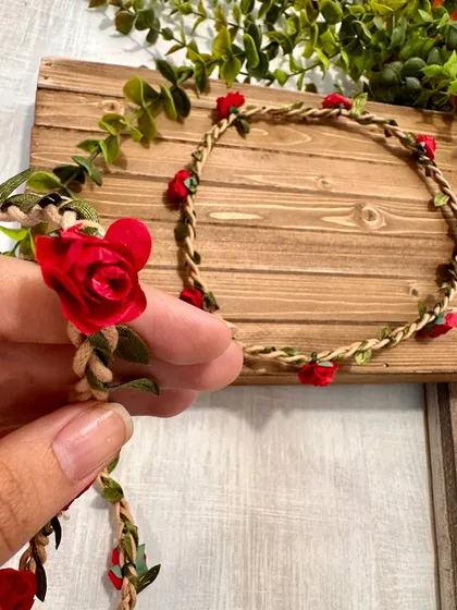 تاج گل یلدایی کنفی