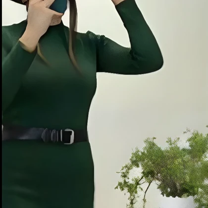 سارافون نخ اسپان درجه یک رنگ سبز