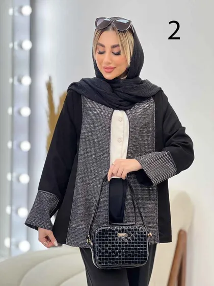 مانتو ترکیبی لمه