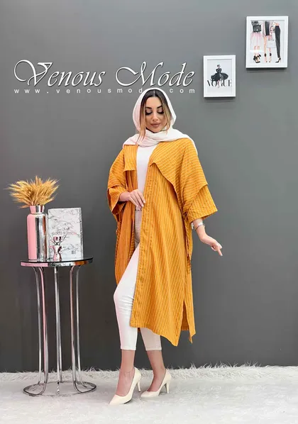 مانتو بلند ژیله دار