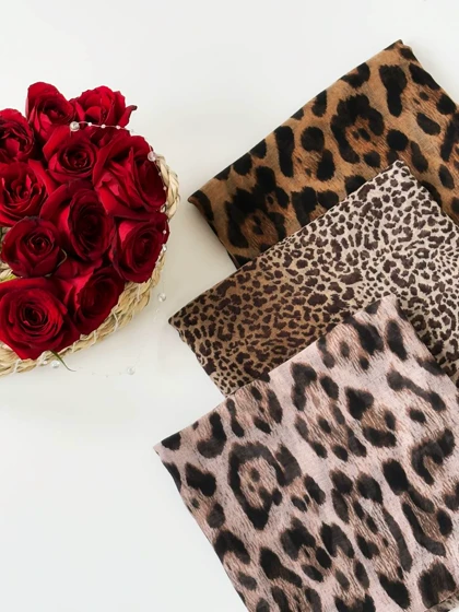 2059-شال نخی پلنگی