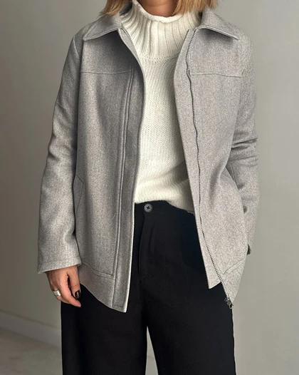 جکت فوتر Blanco (طوسی)