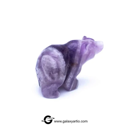 مجسمه تراش دست خرس آمیتست