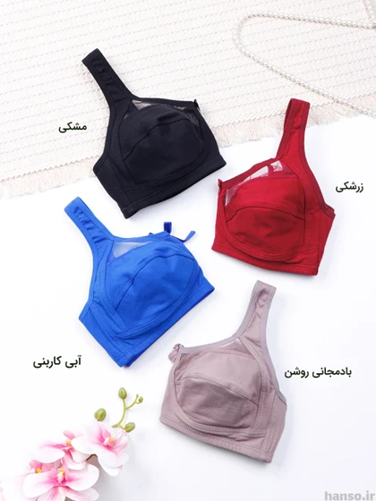 سوتین نخی شیشه‌ای بدون فنر ایزابلا کد 530