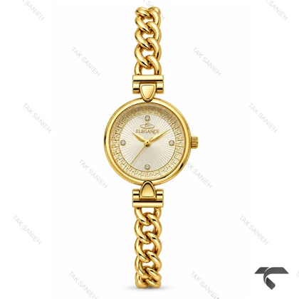 ساعت الگانس زنانه رفرنس EL006 تمام طلایی Elegance-11477-L