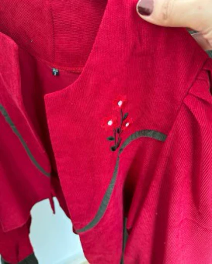 ست کت و سارافون گلدوزی