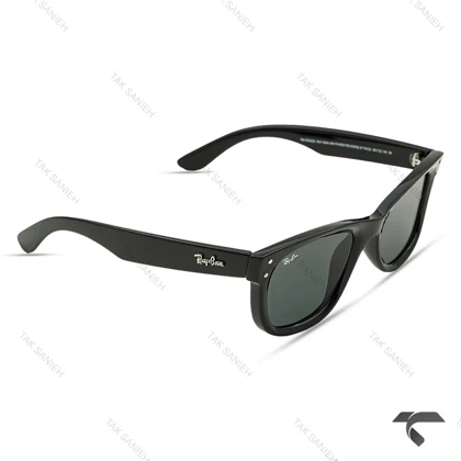 عینک دودی ریبن RB0502-1 فریم کائوچوبی پلاریزه RayBan-10058-U