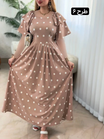 پیراهن خال‌خالی 0660
