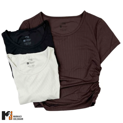 تیشرت ورزشی زنانه کبریتی کد 082