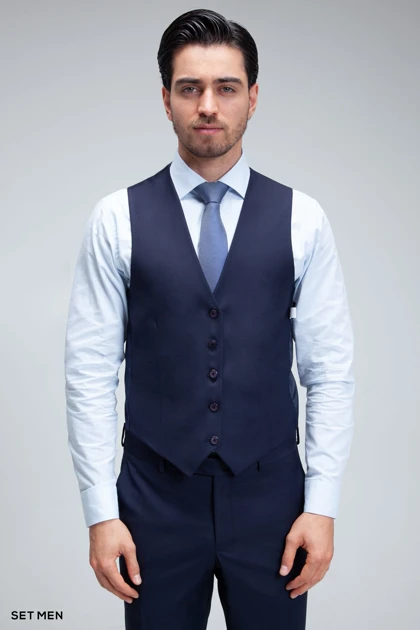 کت و شلوار مردانه سه تکه ژیله دورو