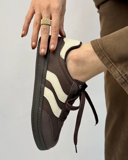 کتانی زنانه ونس سارا - قهوه‌ای (موجی یرفا)